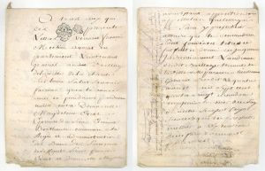  18th Century French Document -  Foreign Document
