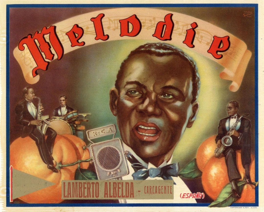 Melodie - Fruit Crate Label - Lamberto Albelda - Carcagente (Espana)