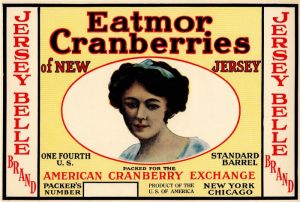 Eatmor Cranberries - Fruit Crate Label