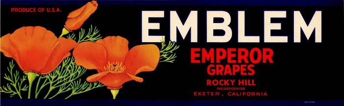 Emblem - Fruit Crate Label