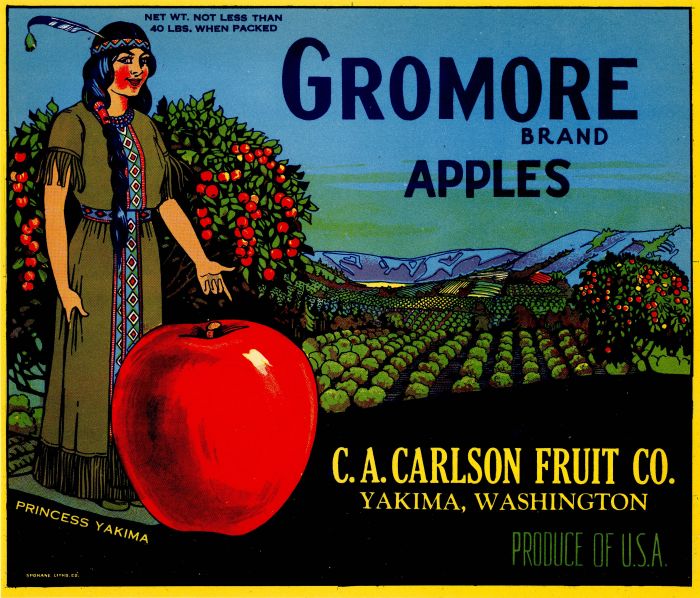 Gromore - Fruit Crate Label