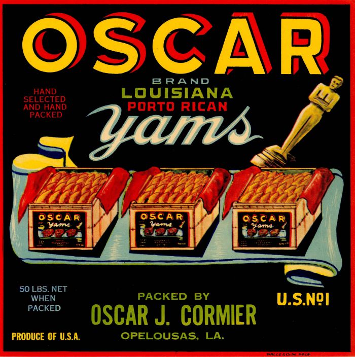 Oscar- Fruit Crate Label