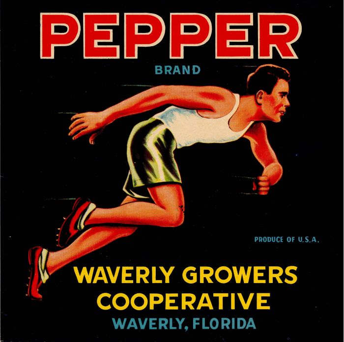 Pepper - Fruit Crate Label
