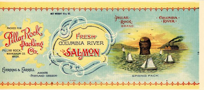 Pillar Rock Packing Co. - Fruit Crate Label