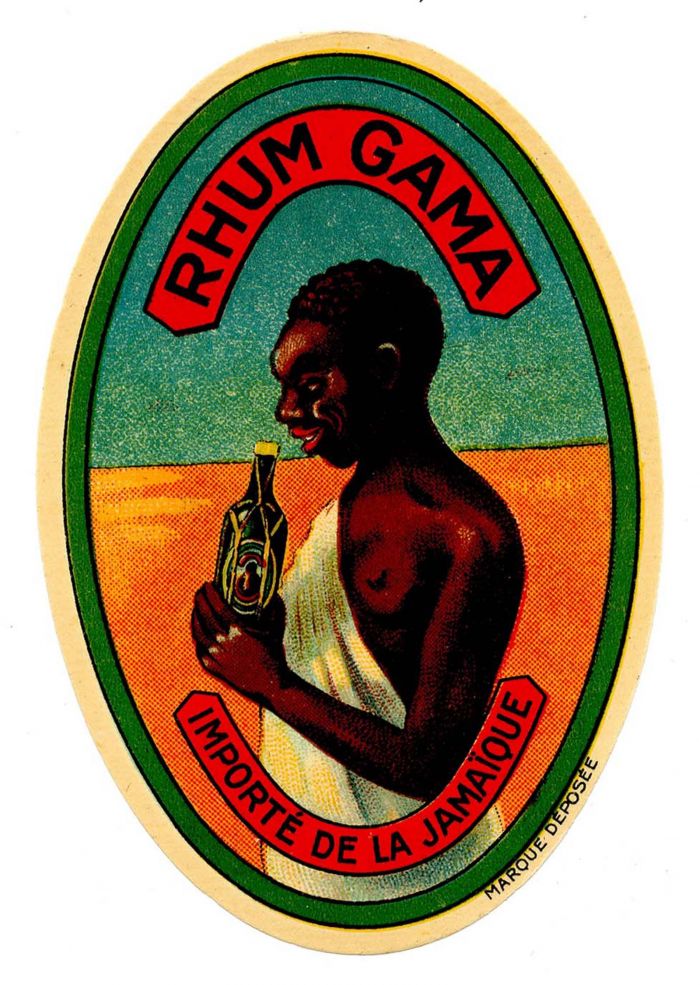 Rhum Gama - Fruit Crate Label