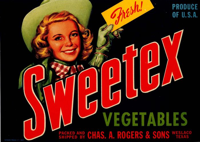 Sweetex - Fruit Crate Label