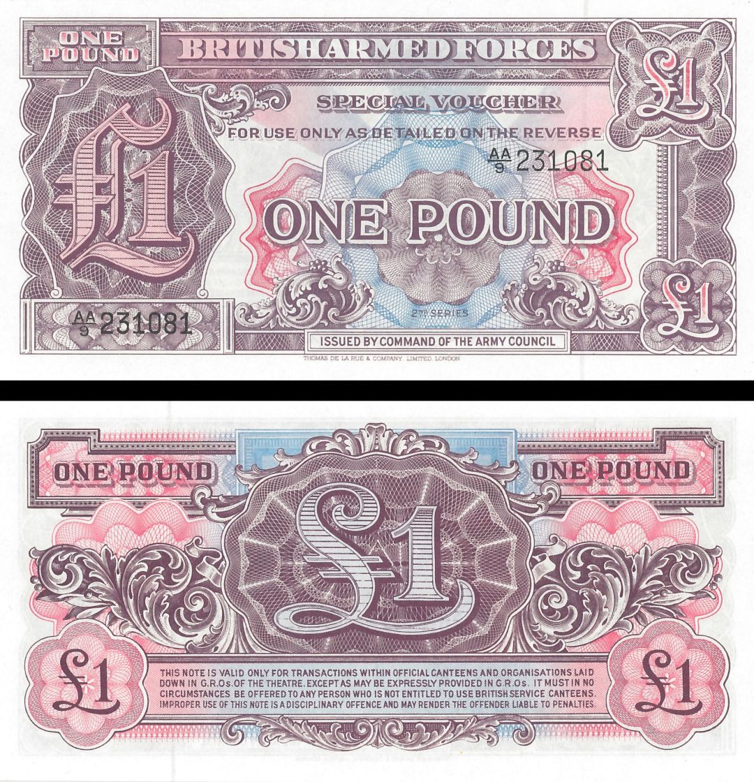 Great Britain - 1 Pound - P-M22 - Foreign Paper Money