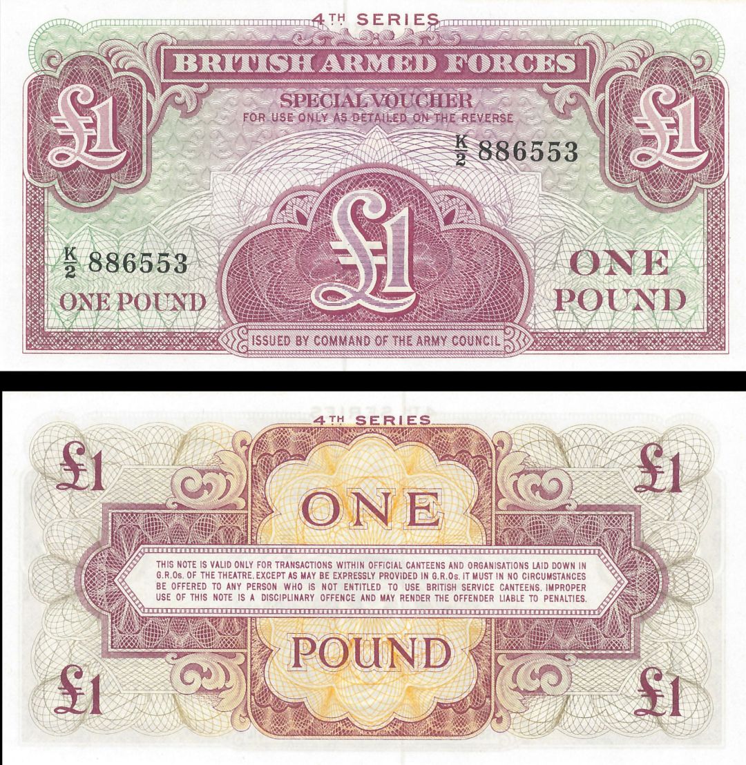 Great Britain - 1 Pound - P-M36a - Foreign Paper Money