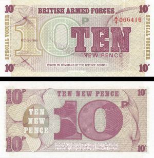Great Britain - 10 New Pence - P-M48 - 192 dated Foreign Paper Money