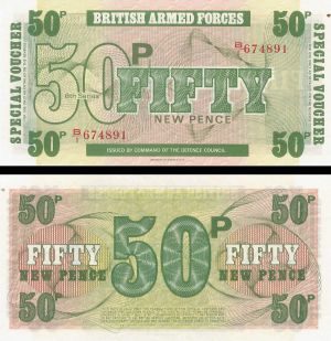 Great Britain - 50 New Pence - P-M49 - 1972 dated Foreign Paper Money