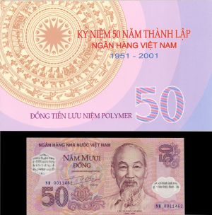 Vietnam 50 Dong - Foregin Paper Money