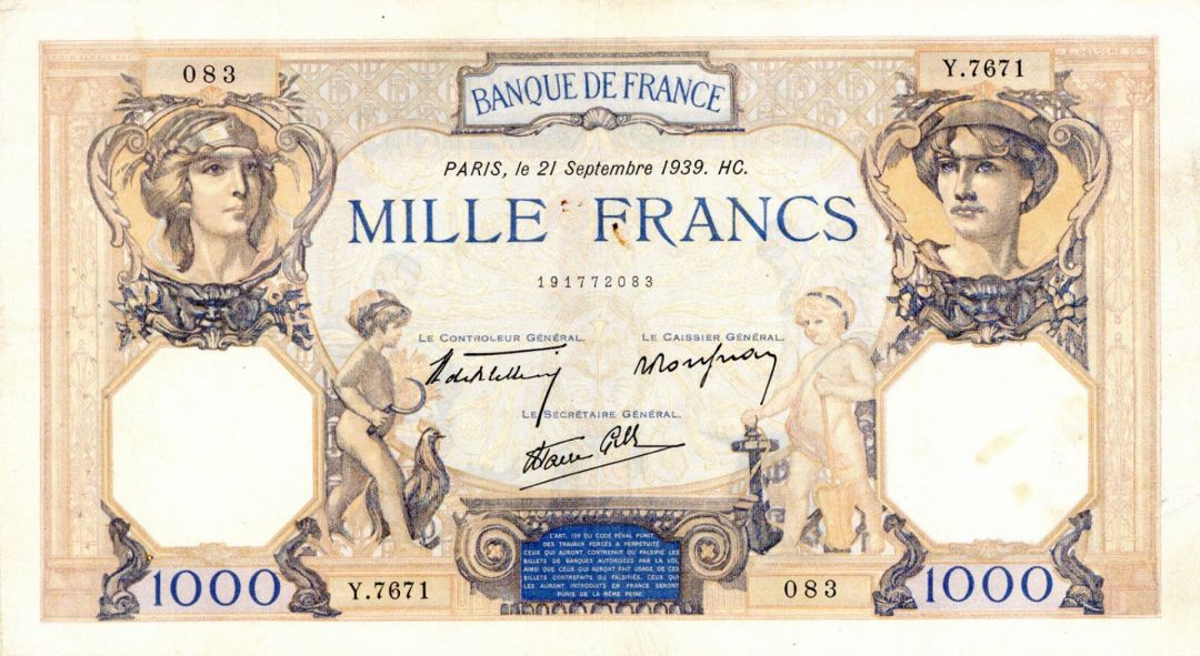 France - P-90d - Foreign Paper Money