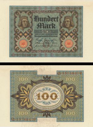 Germany - 100 Mark - P-69b - 1920 dated Foreign Paper Money 