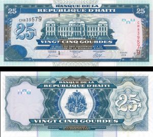 Haiti - 25 Gourdes - P-266 - 2000 dated Foreign Paper Money