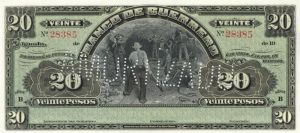 Mexico - 20 Pesos - P-S300b - Foreign Paper Money