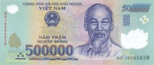 Vietnam - P-124 - 2019 dated 500,000 Vietnamese Dong - Extremely Popular Polymer Note - Foreign Paper Money