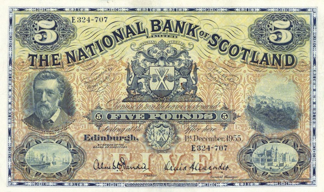 Scotland p-259d  - Foreign Paper Money