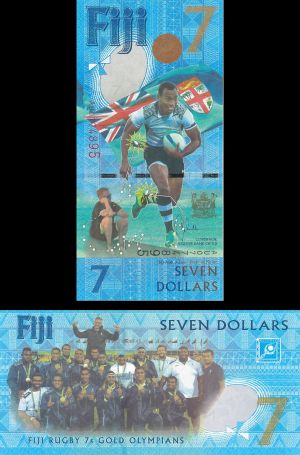 Fiji - 7 Dollars - P-New - 2017 dated Foreign Paper Money