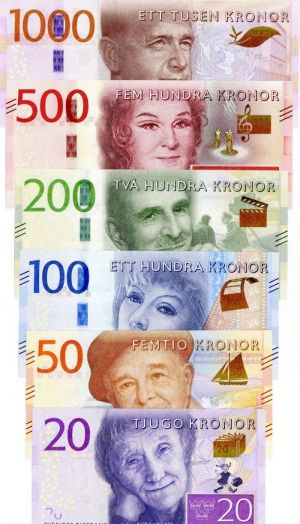 Sweden P-Set - Foreign Paper Money