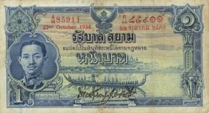 Thailand - P-22 - Foreign Paper Money