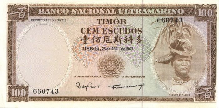 Timor P-28a - Foreign Paper Money