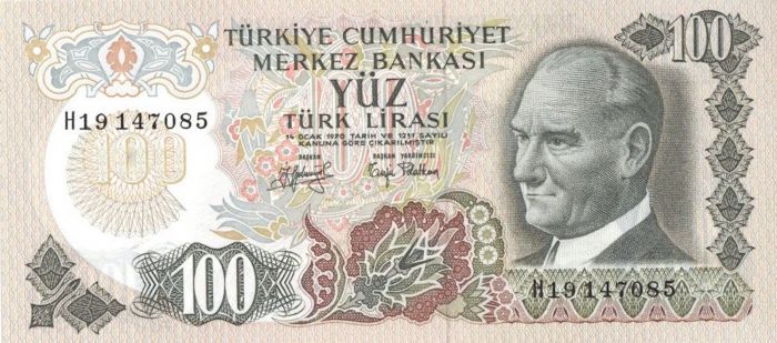 Turkey P-189b - Foreign Paper Money