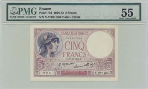 France - Fayette-4-3, P-72d - Foreign Paper Money