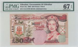 Gibraltar - Government of Gibraltar - P-34a - Foreign Paper Money