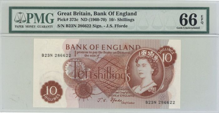 Great Britain, Bank of England, P-373c - Foreign Paper Money