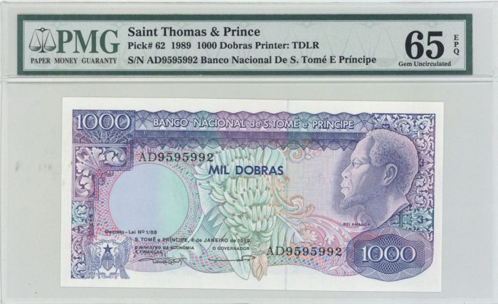 Saint Thomas and Prince - P-62 - Foreign Paper Money