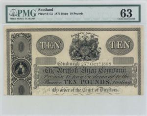 Scotland, British Linen Co., P-S172 - Foreign Paper Money