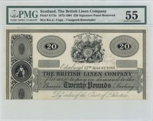 Scotland, British Linen Co., P-S173r - Foreign Paper Money
