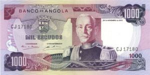 Angola - 1000 Escudos - P-103 - 1972 dated Foreign Paper Money