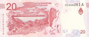 Argentina - 20 Pesos - P-New - 2017 dated Foreign Paper Money
