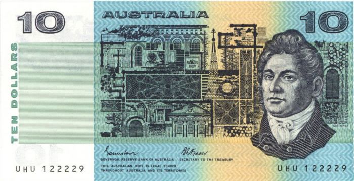 Australia - 10 Dollars - P-45e - 1985 dated Foreign Paper Money