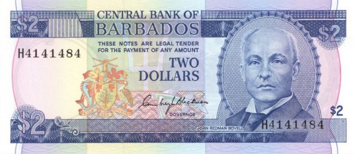 Barbados - P-30a - Foreign Paper Money