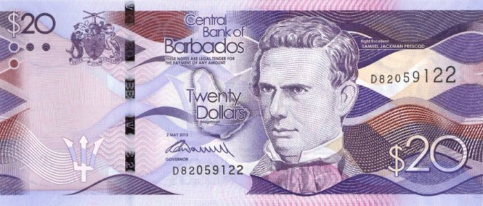 Barbados - P-76a - Foreign Paper Money