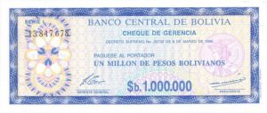 Bolivia - P-199 - Bolivian Peso - Foreign Paper Money Note