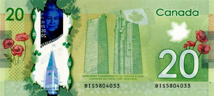 Canada - 20 Canadian dollars - P-108a - 2012 Dated Foreign Paper Money