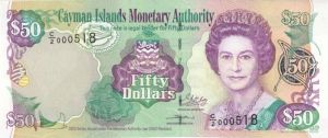 Cayman Islands - 50 Dollars - P-32b - 2003-2007 Dated Foreign Paper Money