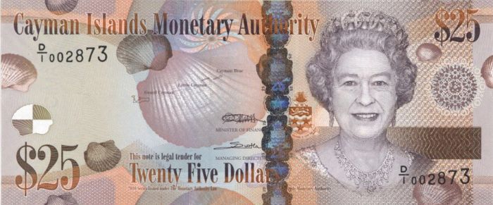 Cayman Islands - P-41a - 25 Dollar - Foreign Paper Money