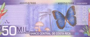 Costa Rica - 50,000 Colones - P-279 - 2009 dated Foreign Paper Money