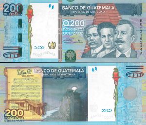 Guatemala - 200 Guatemalan Quetzales - P-120 - 2009 dated Foreign Paper Money