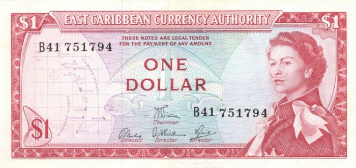 East Caribbean States - P-13d - Foreign Paper Money