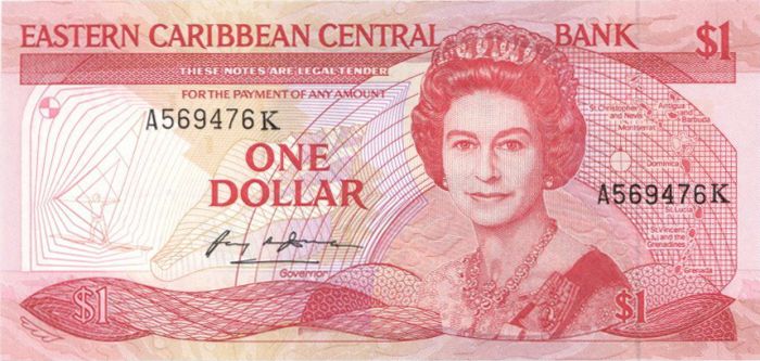 East Caribbean States - P-17k - Foreign Paper Money