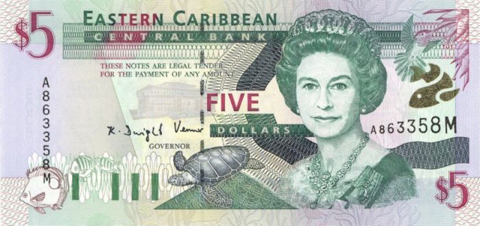East Caribbean States - P-42m - Foreign Paper Money