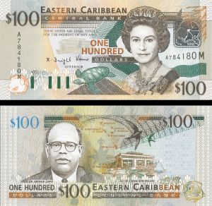 East Caribbean States - 100 Hundred Dollars - P-46m - ND2003 dated Foreign Paper Money