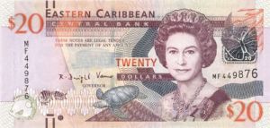 East Caribbean States - 20 Dollars - P-49 - 2012 dated Foreign Paper Money