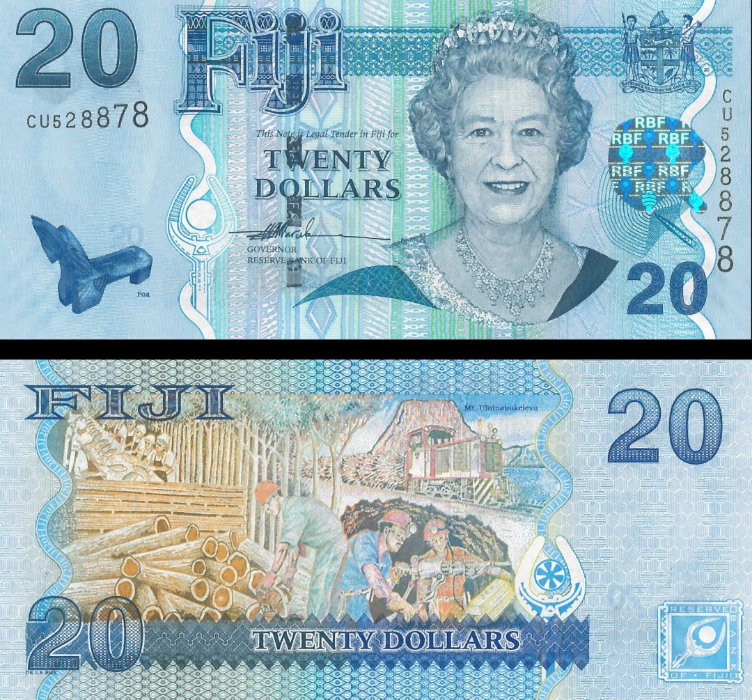 Fiji - 20 British Dollars - P-112a - dated 2007 - Foreign Paper Money