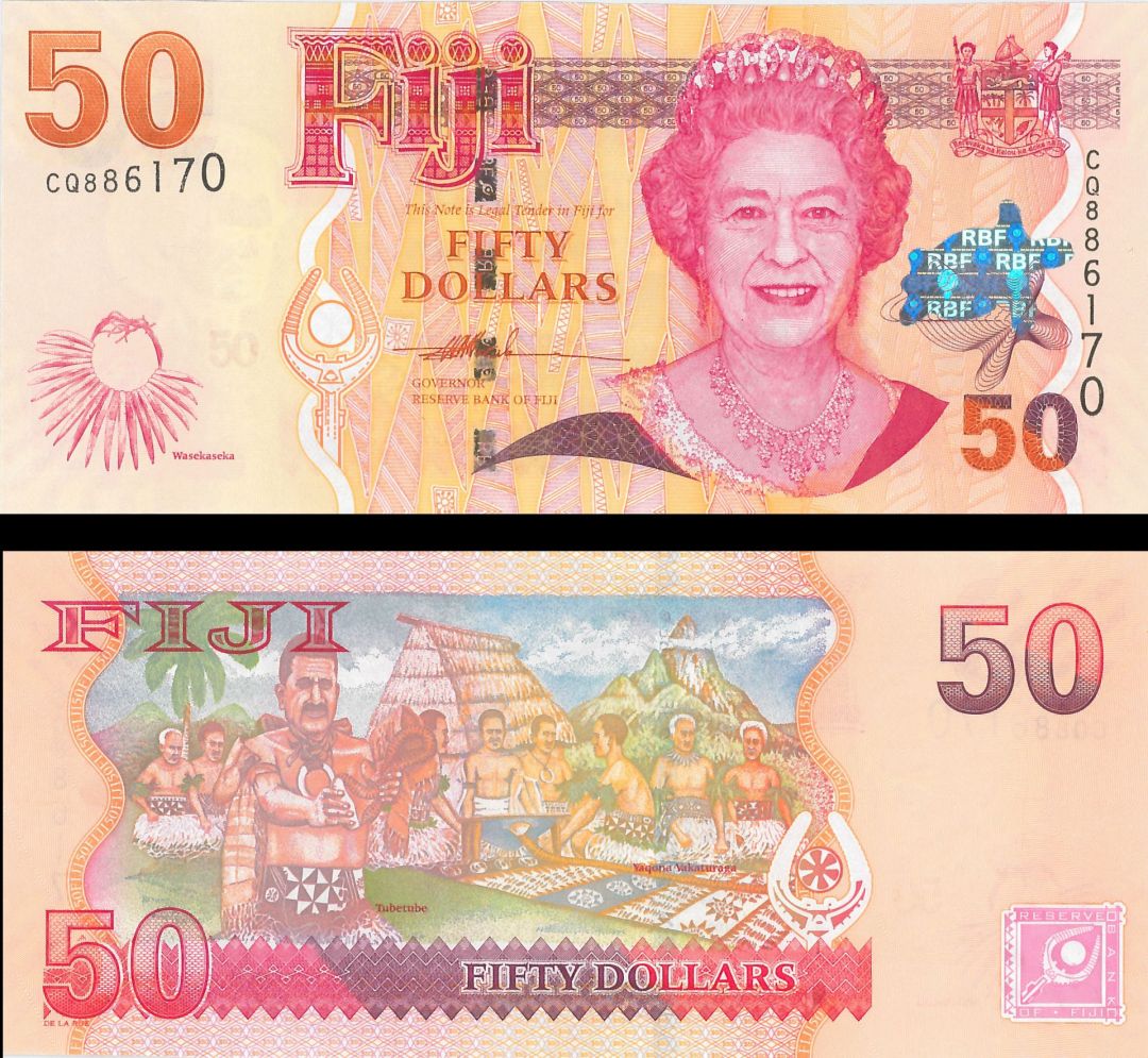 Fiji - 50 British Dollars - P-113a - dated 2007 - Foreign Paper Money
